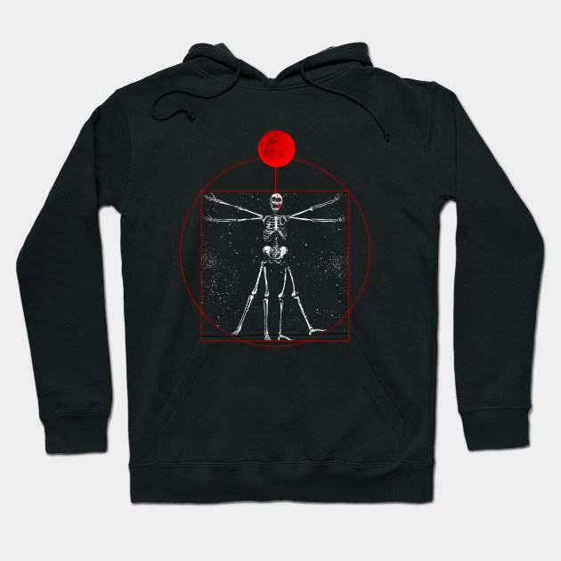 Vitruvian Skele-Man Hoodie by JumoArt